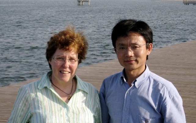Ilse Streller und unser ehrenamtlicher Mitarbeiter in China Li Shushan